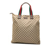 Gucci GG Canvas Web Vertical Tote Secondhand