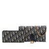 Dior Oblique Canvas Saddle Wallet On Chain Secondhand
