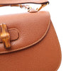 Gucci Small Grained Calfskin Bamboo Top Handle Bag Secondhand