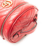 Secondhand Gucci GG Marmont Round Matelasse Leather Backpack