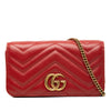 Gucci Mini GG Marmont Matelasse Calfskin Wallet On Chain Secondhand