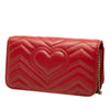 Gucci Mini GG Marmont Matelasse Calfskin Wallet On Chain Secondhand