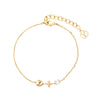 Louis Vuitton Gold Plated Strass Petit Louis Bracelet Secondhand