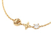 Louis Vuitton Gold Plated Strass Petit Louis Bracelet Secondhand