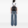 Secondhand Gucci Calfskin Bamboo Drawstring Backpack