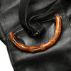 Secondhand Gucci Calfskin Bamboo Drawstring Backpack