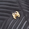 Chanel Chevron Lambskin Fold Up Again Clutch Secondhand