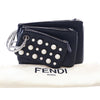 Fendi Leather Pearl Studded Triplette Clutch Secondhand