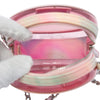 Chanel PVC and Lambskin CC Filigree Round Clutch with Chain Secondhand