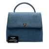 Chanel CC Denim Kelly Top Handle Bag Secondhand