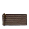 Fendi Micro Zucchino Coated Canvas Bifold Long Wallet Secondhand