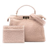 Fendi Large Shearling Peekaboo ISeeU Satchel Secondhand