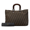 Secondhand Fendi Large Zucca Canvas Twins Tote