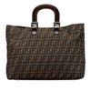Secondhand Fendi Large Zucca Canvas Twins Tote