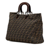 Secondhand Fendi Large Zucca Canvas Twins Tote