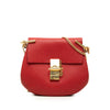 Chloé Mini Leather Drew Crossbody Secondhand