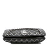 Chanel Quilted Metallic Distressed Lambskin CC Crystal Flap Secondhand