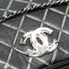 Chanel Quilted Metallic Distressed Lambskin CC Crystal Flap Secondhand