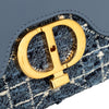 Dior Mini Tweed Cannage Jolie Top Handle Bag Secondhand