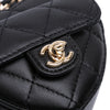 Chanel Lambskin CC in Love Heart Necklace Bag Secondhand