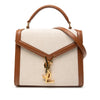 Saint Laurent Mini Canvas Monogram Cassandra Top Handle Bag Secondhand
