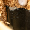LOEWE Small Raffia and Leather Gate Top Handle Bag Secondhand