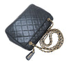 Chanel CC Quilted Caviar Front Pocket Shoulder Bag Secondhand