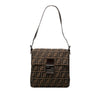 Fendi Zucca Canvas Shoulder Bag Secondhand