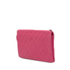Chanel Quilted Caviar CC Enamel Double Zip Clutch Secondhand