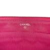 Chanel Quilted Caviar CC Enamel Double Zip Clutch Secondhand