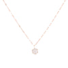 Collection Privée Rose Gold (18k) chain and pendant set with 11 natural diamonds Secondhand