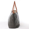 Goyard Saint Louis GM PVC & Leather Shoulder Bag in Brown Secondhand