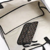 Goyard Saint Louis PM PVC & Leather Shoulder Bag in Black Secondhand