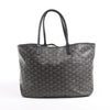 Goyard Saint Louis PM PVC & Leather Shoulder Bag in Black Secondhand