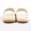 Gucci Interlocking G Rubber Sandals in Ivory 655265, Size 44 EU Secondhand