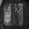 Gucci Litriang Leather Biker Jacket in Metallic Gray x White x Black, 48 IT Secondhand