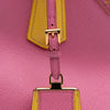Prada Small Bicolor Saffiano Cuir Double Satchel Secondhand