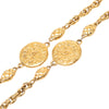 Chanel CC Gold Plated Medallion Chain Necklace Secondhand