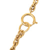 Chanel CC Gold Plated Medallion Chain Necklace Secondhand