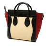 Celine Nano Tricolor Nubuck and Drummed Calfskin Luggage Tote Secondhand