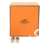 Hermès Palladium Plated Cage D H Cube Earrings Secondhand