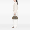 Secondhand Dior Diorissimo Canvas Double Saddle Bowler Bag