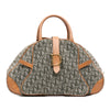 Secondhand Dior Diorissimo Canvas Double Saddle Bowler Bag