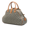 Secondhand Dior Diorissimo Canvas Double Saddle Bowler Bag
