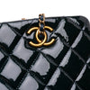 Chanel Paris Salzburg Patent and Goatskin CC Eyelet Tote Secondhand