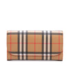 Burberry House Check Coated Canvas Halton Continental Wallet Secondhand