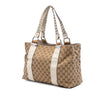 Gucci Medium GG Canvas Bamboo Libeccio Tote Secondhand