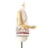Fendi Medium Vitello Liberty Lucido Flowers and Bows Scalloped Studded Kan I Satchel Secondhand
