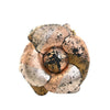 Chanel CC Metallic Canvas Camellia Brooch Secondhand