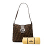 Fendi Zucca Canvas Shoulder Bag Secondhand